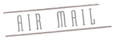 Air Mail Stamp
