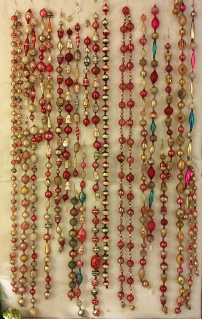 Antique Beaded Chains Garlands Golden Glow
