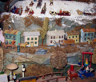 Carved German Erzgebirge scene