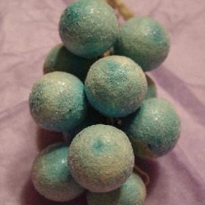 Cotton Pressed Grape Ornament