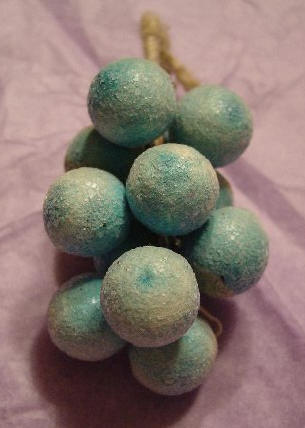 Cotton Pressed Grape Ornament