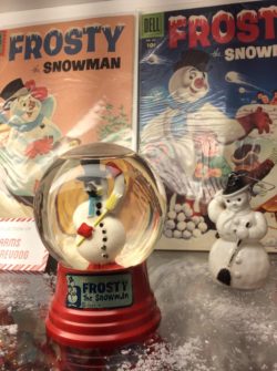 Frosty Books & Snow Globe