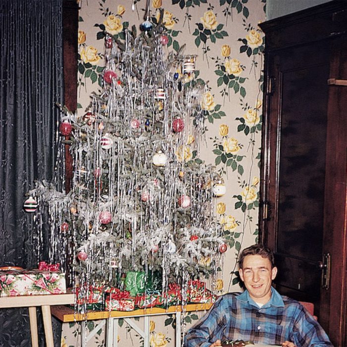 1957 Too much tinsel? Never! We like this tree's over the top decorations. You'll see lots of fabulous--and sometimes over the top --decorations.