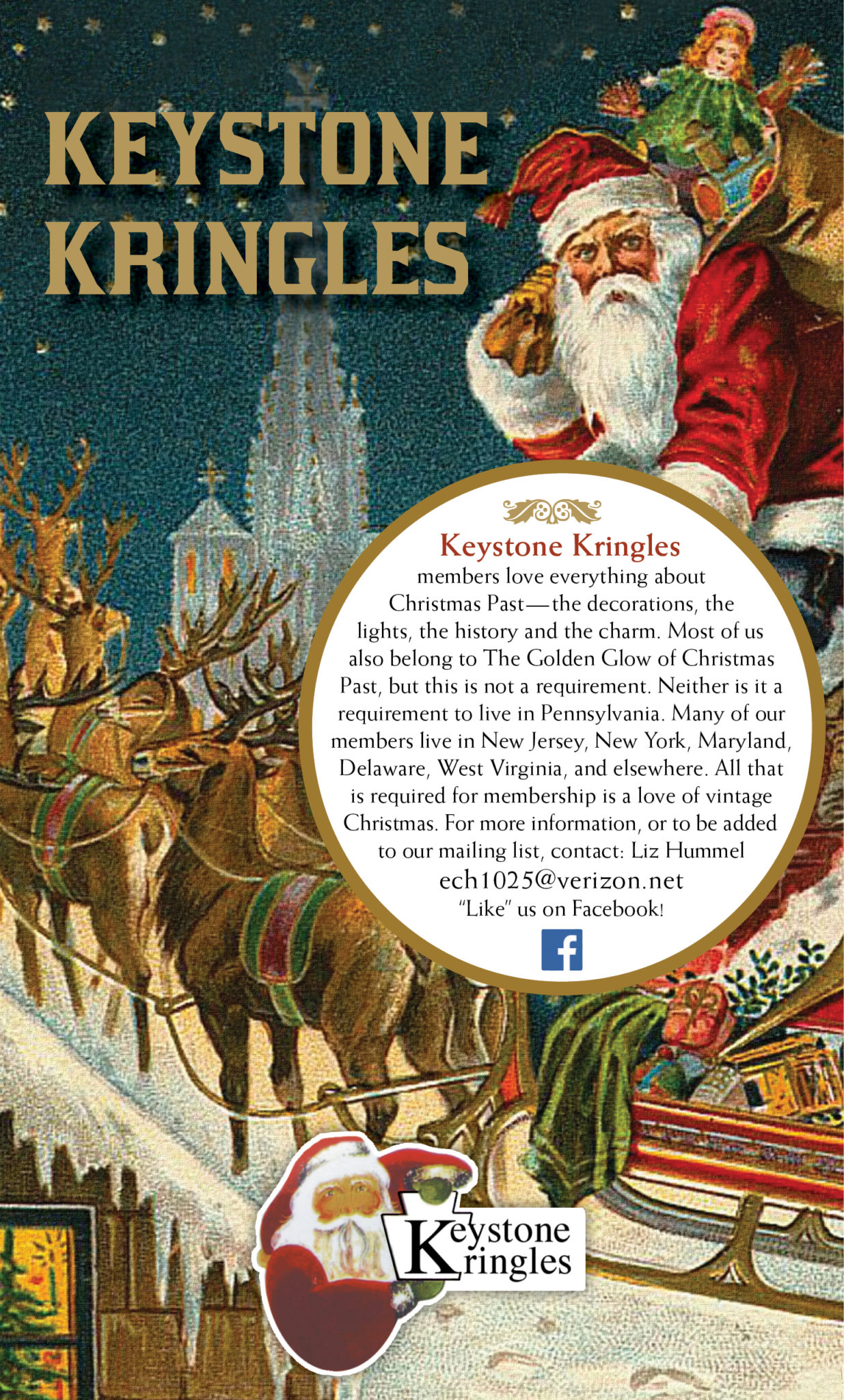 Keystone Kringles The Golden Glow of Christmas Past®