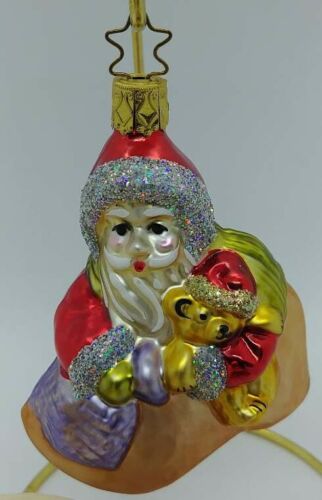 2000 Albany, New York Old World Santa Ornament, front