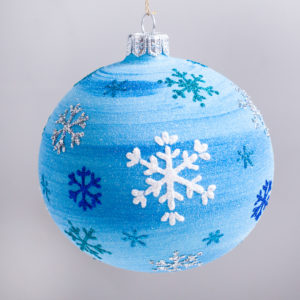 Thomas Glenn Ol' Man Winter Glass Ornament back