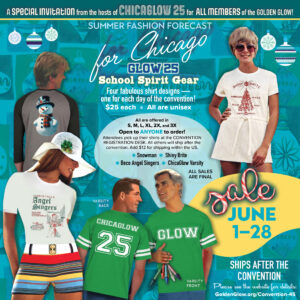 ChicaGlow Convention Tee Shirt Ad